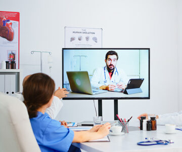 AV Integrated Board Rooms with Video conference systems.